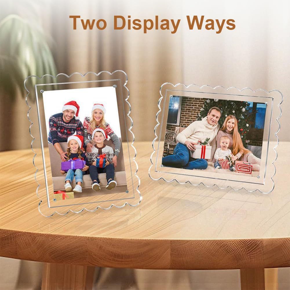Acrylic Scallop Picture Frame